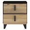 Büroschrank Liona LYAK011-M686  eiche mauvella/eiche cabezone,3
