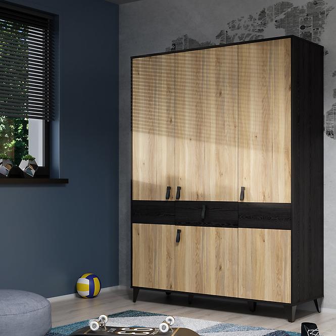 Schrank  150 Liona LYAS831-M688 eiche mauvella/eiche cabezone