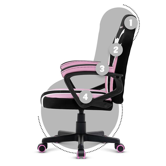 Gaming-Stuhl HZ-Ranger 1.0 pink/Netz