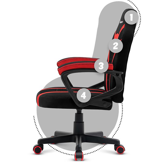 Gaming-Stuhl HZ-Ranger 1.0 red/Netz