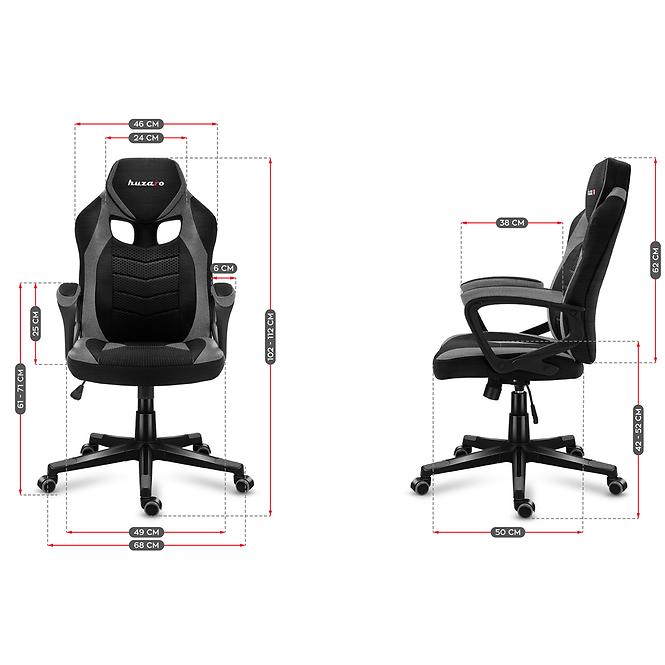 Gaming-Stuhl HZ-Force 2.5 Grey/ Netz