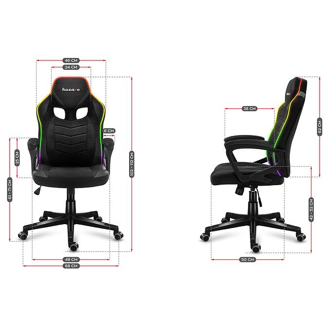 Gaming-Stuhl HZ-Force 2.5 RGB/Netz