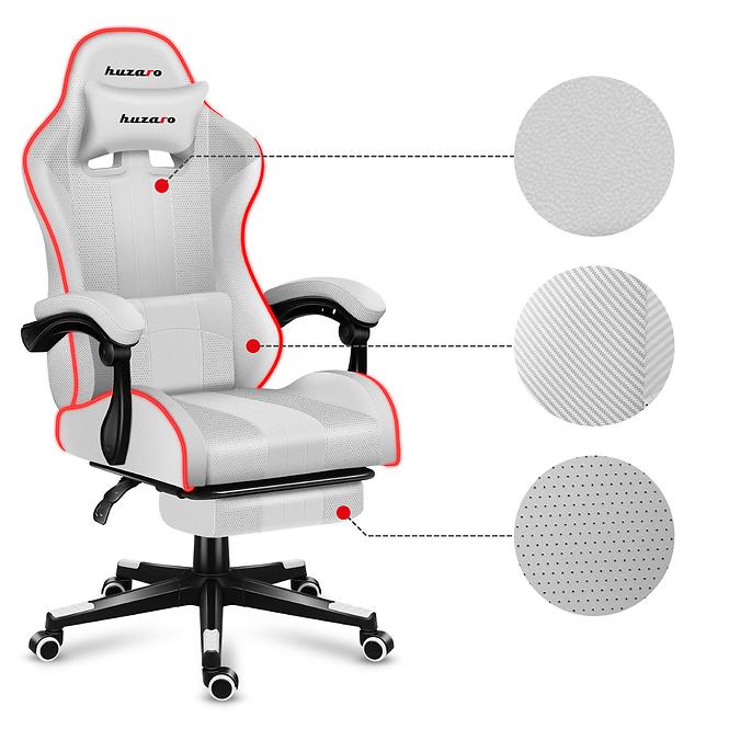 Gaming-Stuhl HZ-Force 4.7 RGB/White