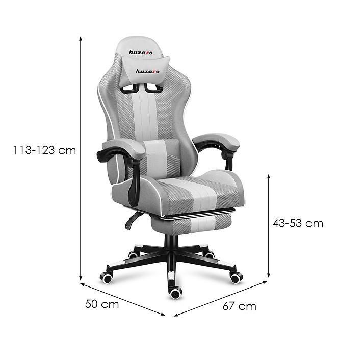 Gaming-Stuhl HZ-Force 4.7 White/Netz