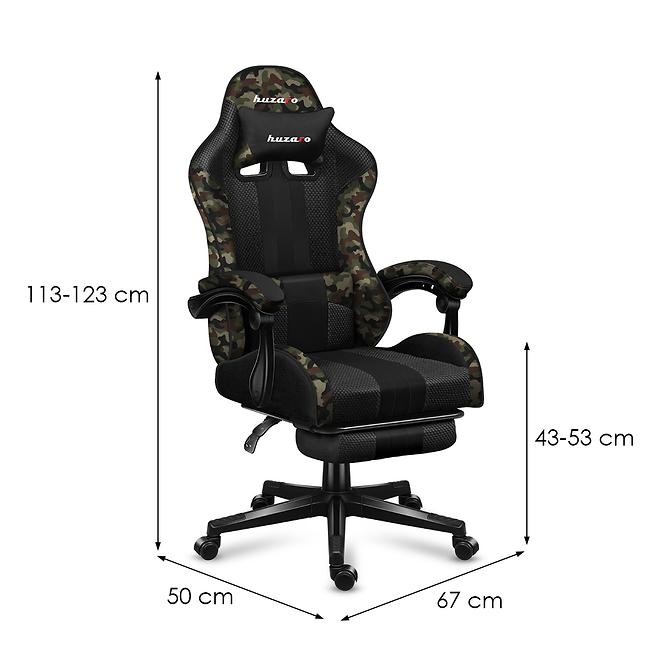 Gaming-Stuhl HZ-Force 4.7 Camo/Netz