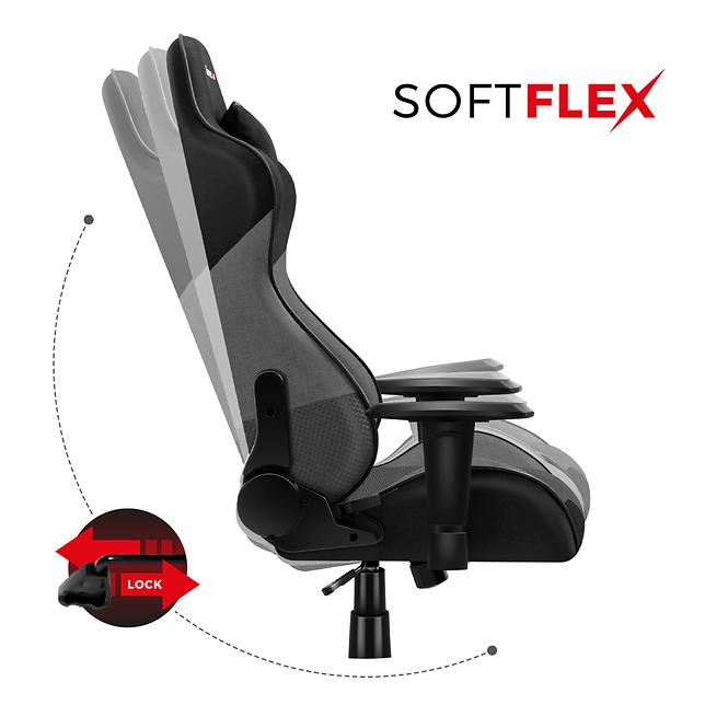 Gaming-Stuhl Hz-Force 6.2 Grey/Netz
