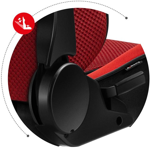Gaming-Stuhl Hz-Force 6.2 Red/Netz