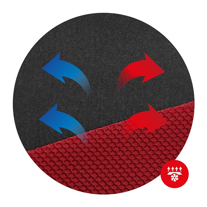 Gaming-Stuhl Hz-Force 6.2 Red/Netz