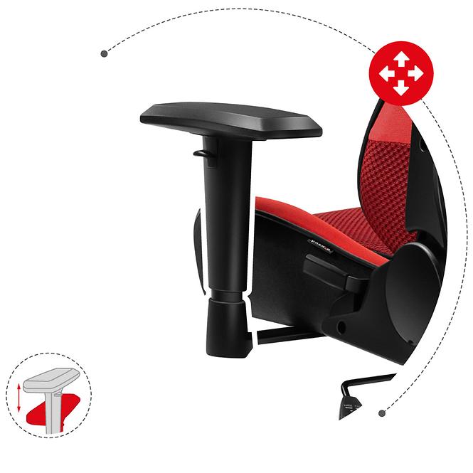 Gaming-Stuhl Hz-Force 6.2 Red/Netz