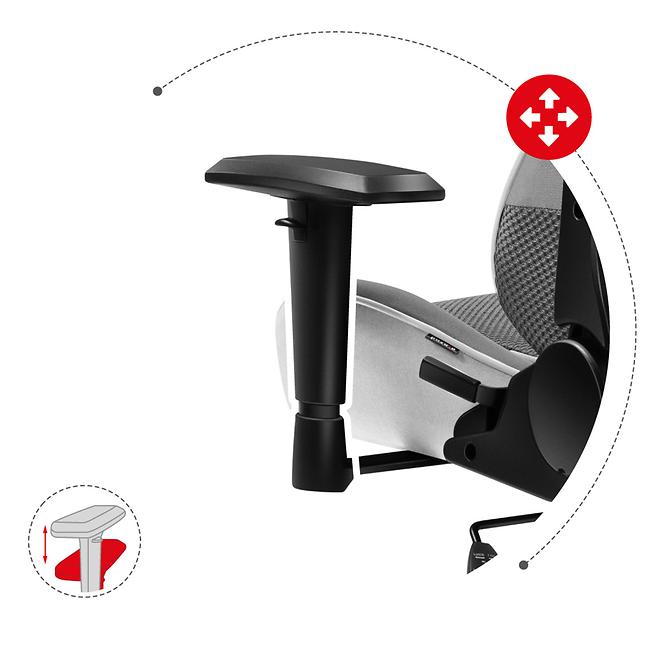 Gaming-Stuhl Hz-Force 6.2 White/Netz