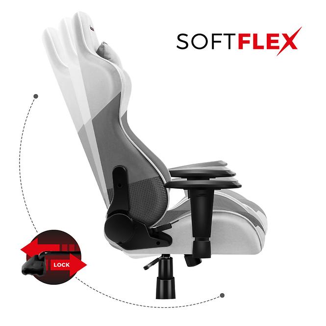 Gaming-Stuhl Hz-Force 6.2 White/Netz