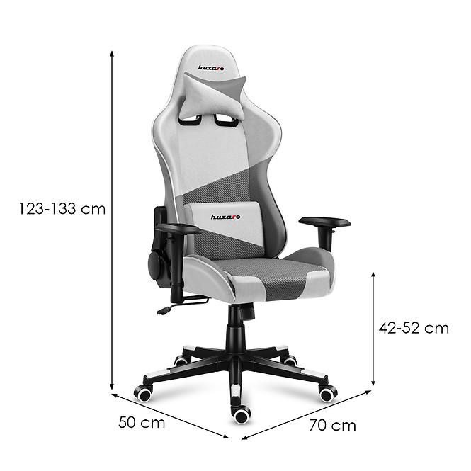 Gaming-Stuhl Hz-Force 6.2 White/Netz