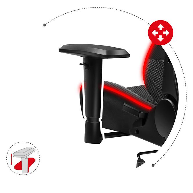 Gaming-Stuhl Hz-Force 6.2 Black/RGB