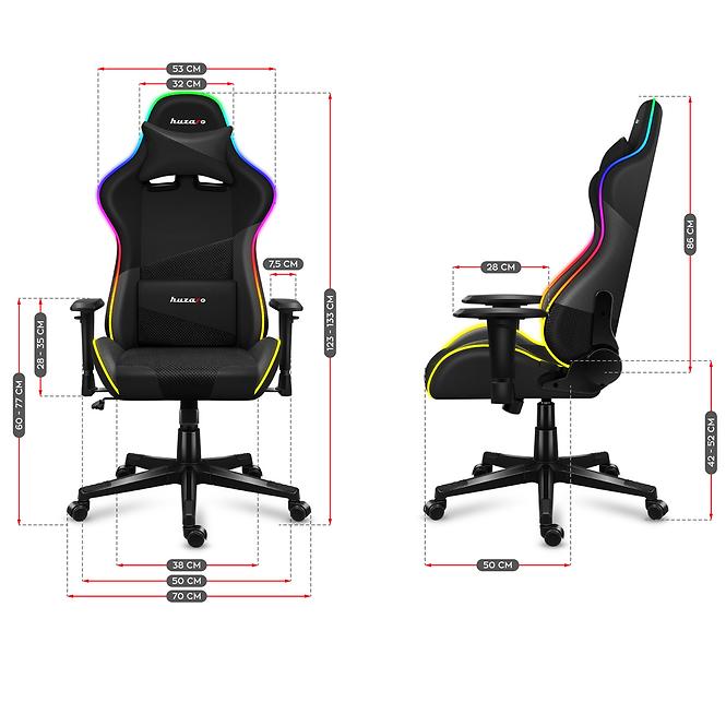 Gaming-Stuhl Hz-Force 6.2 Black/RGB