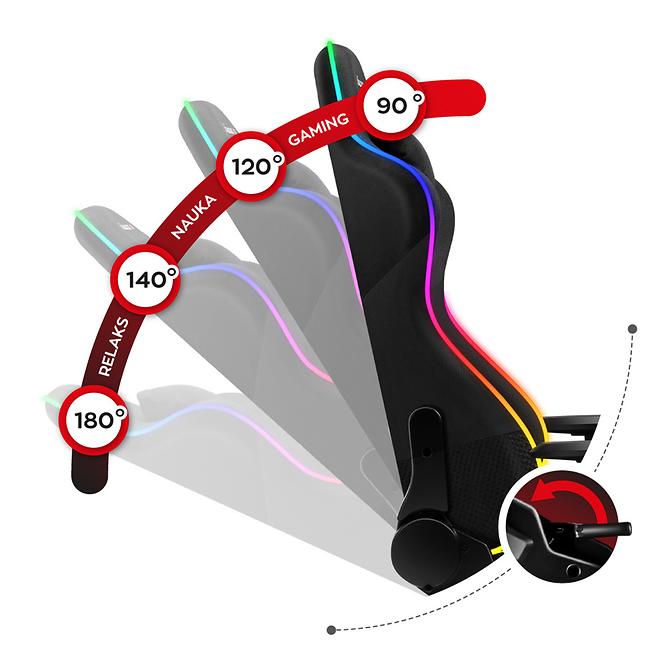 Gaming-Stuhl HZ-Force 6.2 Netz/RGB