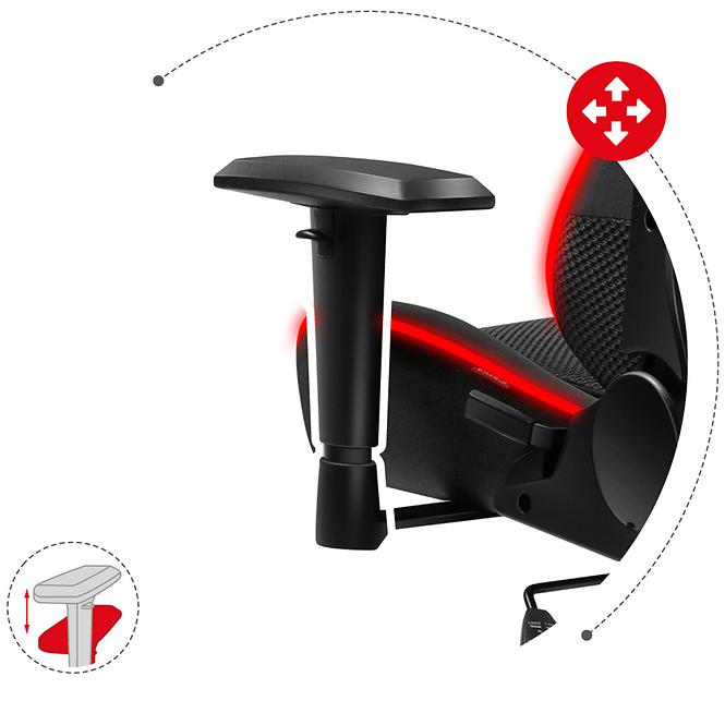 Gaming-Stuhl HZ-Force 6.2 Netz/RGB