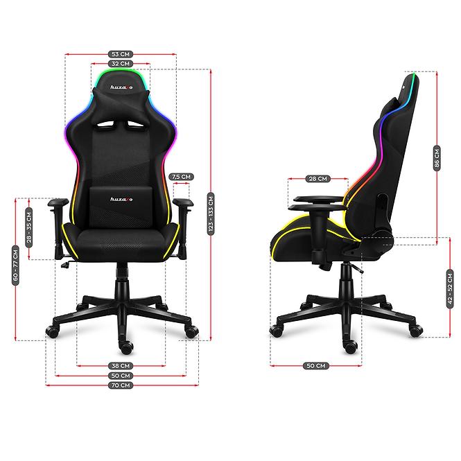 Gaming-Stuhl HZ-Force 6.2 Netz/RGB