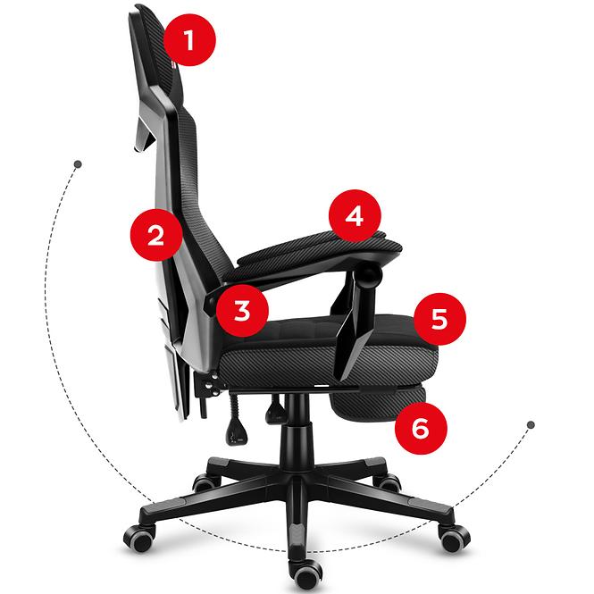 Gaming-Stuhl HZ-Combat 3.0 Carbon