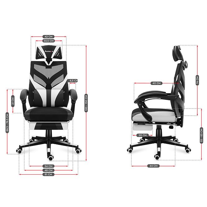 Gaming-Stuhl HZ-Combat 5.0 White