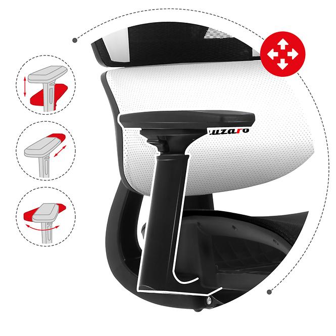 Gaming-Stuhl HZ-Combat 8.0 White