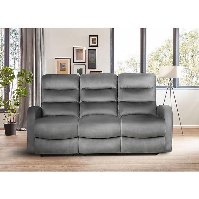 Sofa Elena graues mit Relaxfunktion