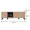 Tv Tisch -K LIAM S HJZ LM hickory jackson/schwarz,3