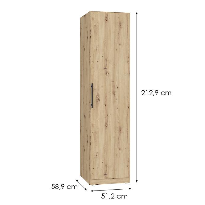 Schrank Cadixo cdxs81-d78 eiche artisan