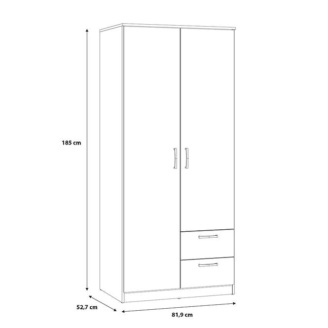 Schrank NIKO niks81-d78 eiche artisan