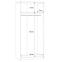 Schrank NIKO niks80-d78 eiche artisan,7