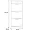 Schuhschrank NIKO nikd311-d78 eiche artisan,6