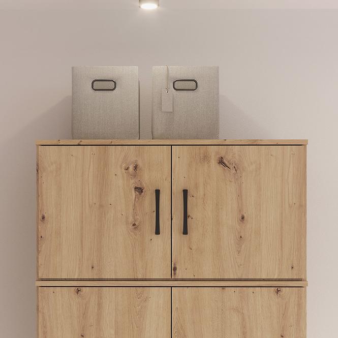 Schrankaufsatz NIKO nikn82-d78 eiche artisan