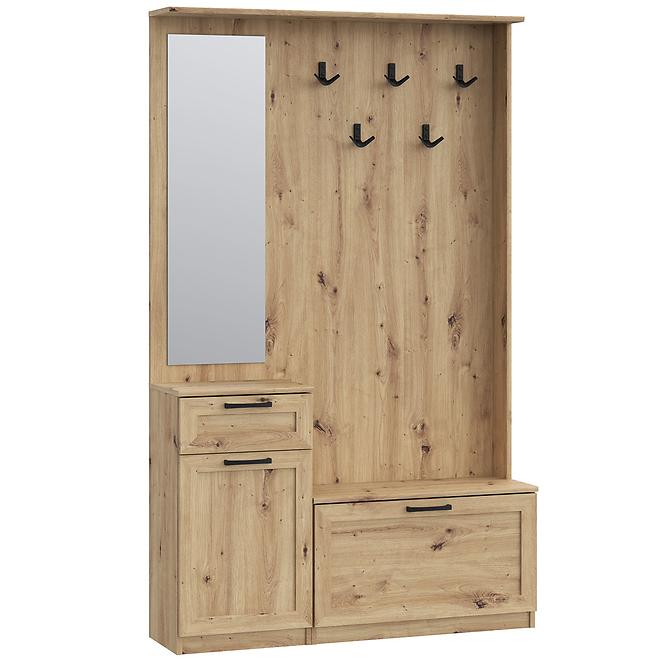 Vorzimmerwand NIKO nikd041-d78 eiche artisan