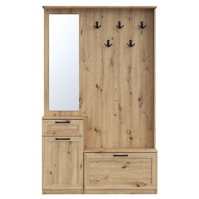 Vorzimmerwand NIKO nikd041-d78 eiche artisan