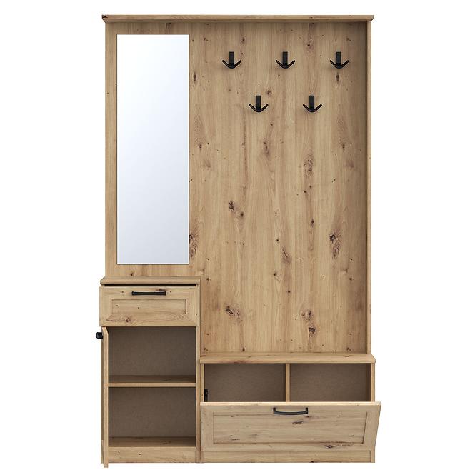 Vorzimmerwand NIKO nikd041-d78 eiche artisan