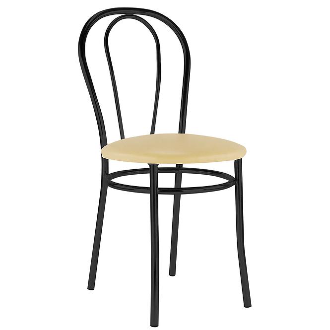 Stuhl TULIPAN black V18N beige