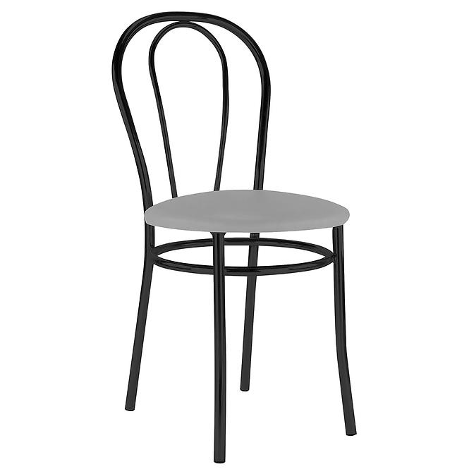 Stuhl TULIPAN black V28 grau