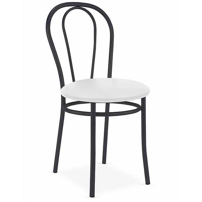 Stuhl TULIPAN black V01 weiß