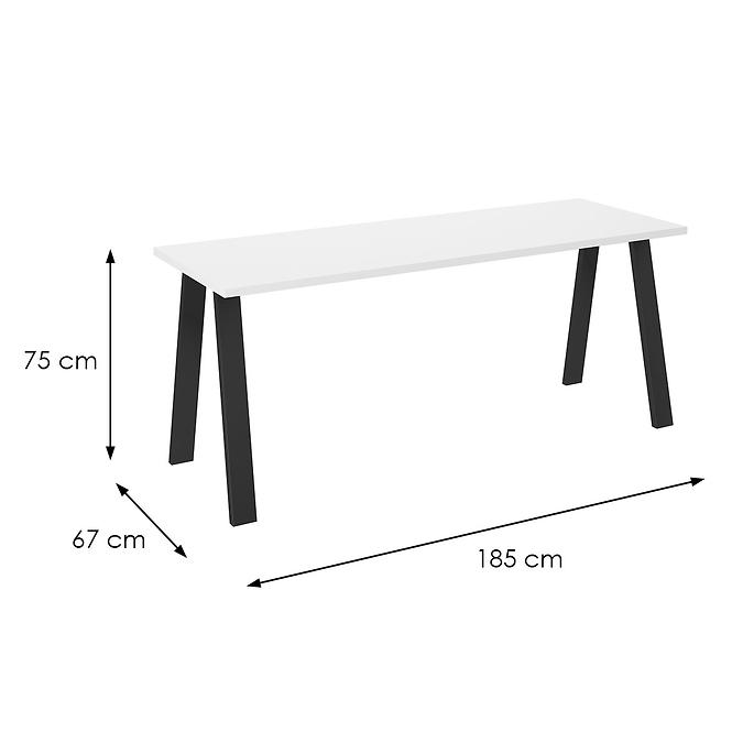 36SY+STŮL KLEO 185X67 – BILY