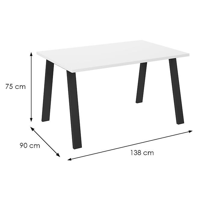 36SY+STŮL KLEO 138X90 – BILY