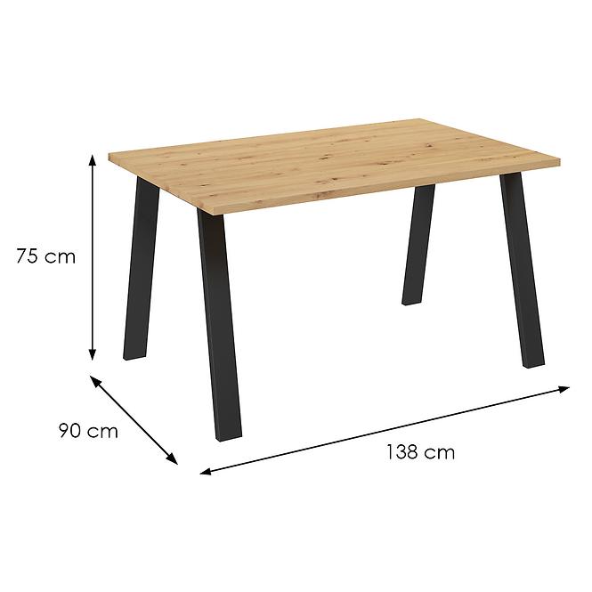 36SY+STŮL KLEO 138X90 – ARTISAN