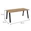 36SY+STŮL KLEO 185X90 – LANCELOT,2