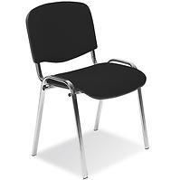 Stuhl Ixos Chrome schwarze