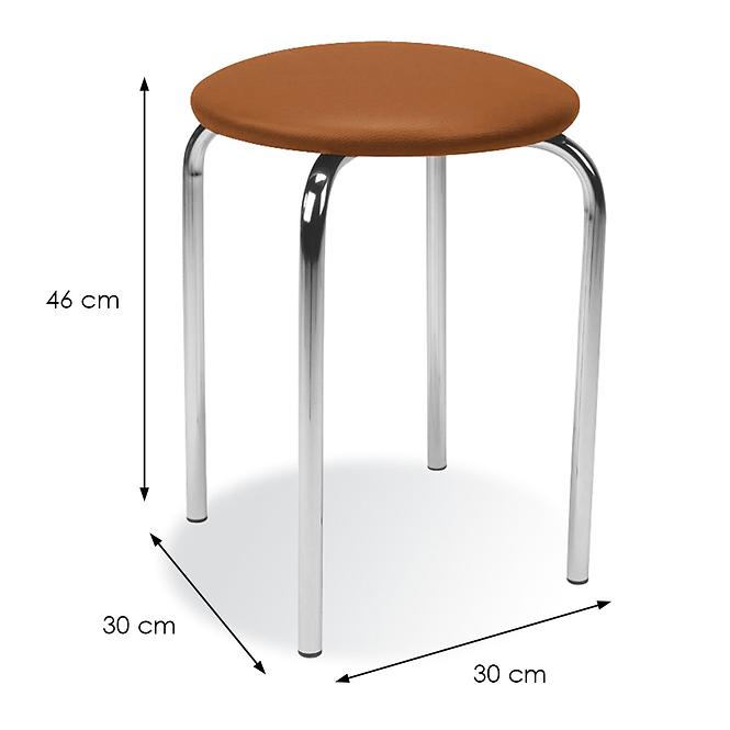 Stuhl  Pino Chrome Braun
