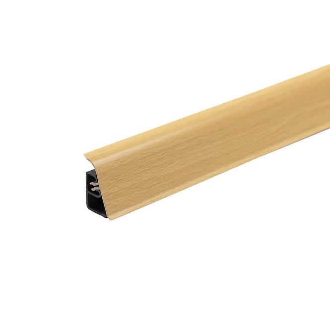 Arbeitsplattenleiste BL 44 3 m 37x24 Buche natur 058