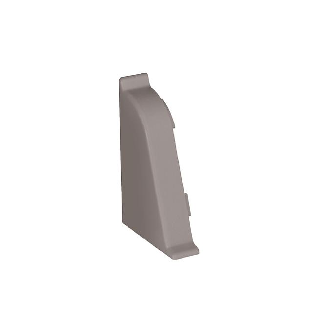Linkes Endstück für Arbeitsplattenleiste BL44 granit grau 114