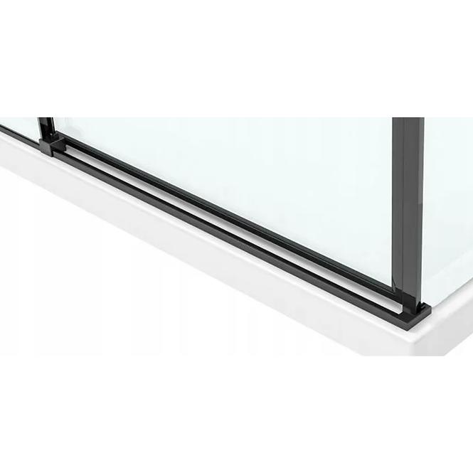 Duschkabine Solar black 100x80