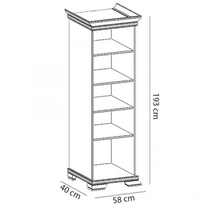 Vitrine Kora 58cm Samoa King, KRW1