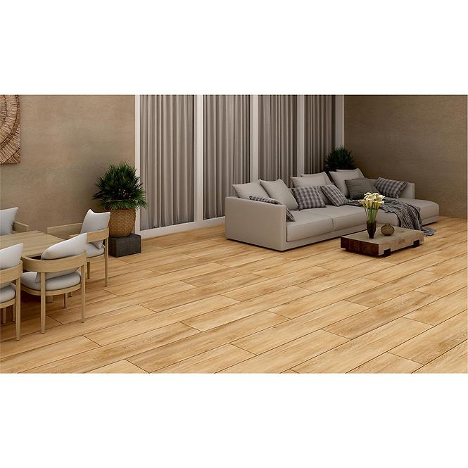 Bodenfliese Pine Beige Rekt. Mat 20/120