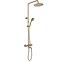 Duschset mit Thermostat Lungo Rea P6604 Gold gebürstete Oberfläche