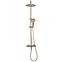 Duschset mit Thermostat Lungo Rea P6604 Gold gebürstete Oberfläche,3